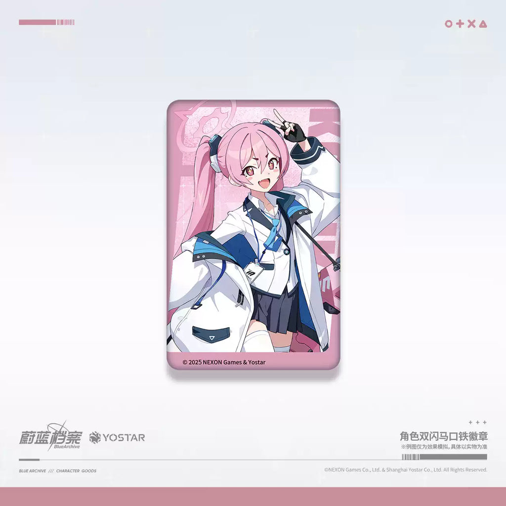 Blue Archive: Nagisa Double Flash Tin Badge - Tea Party Ver