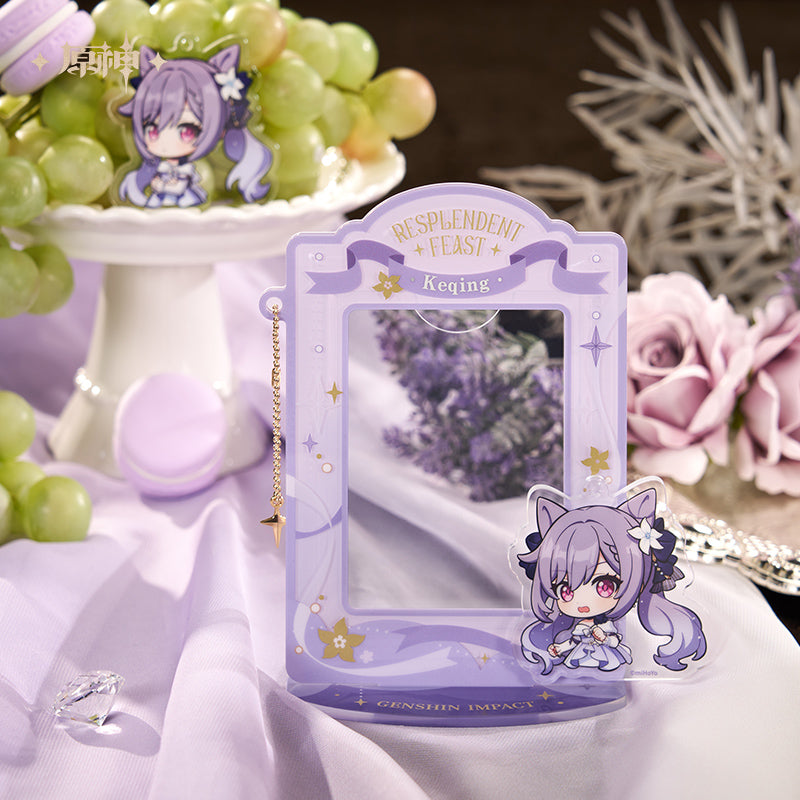 Genshin Impact: Keqing Photo Card Acrylic Stand - Resplendent Feast Ver