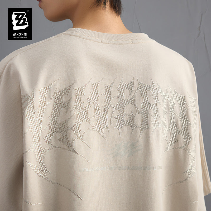 Zenless Zone Zero: EZ STUDIO 2025 SS T-Shirt - Beige