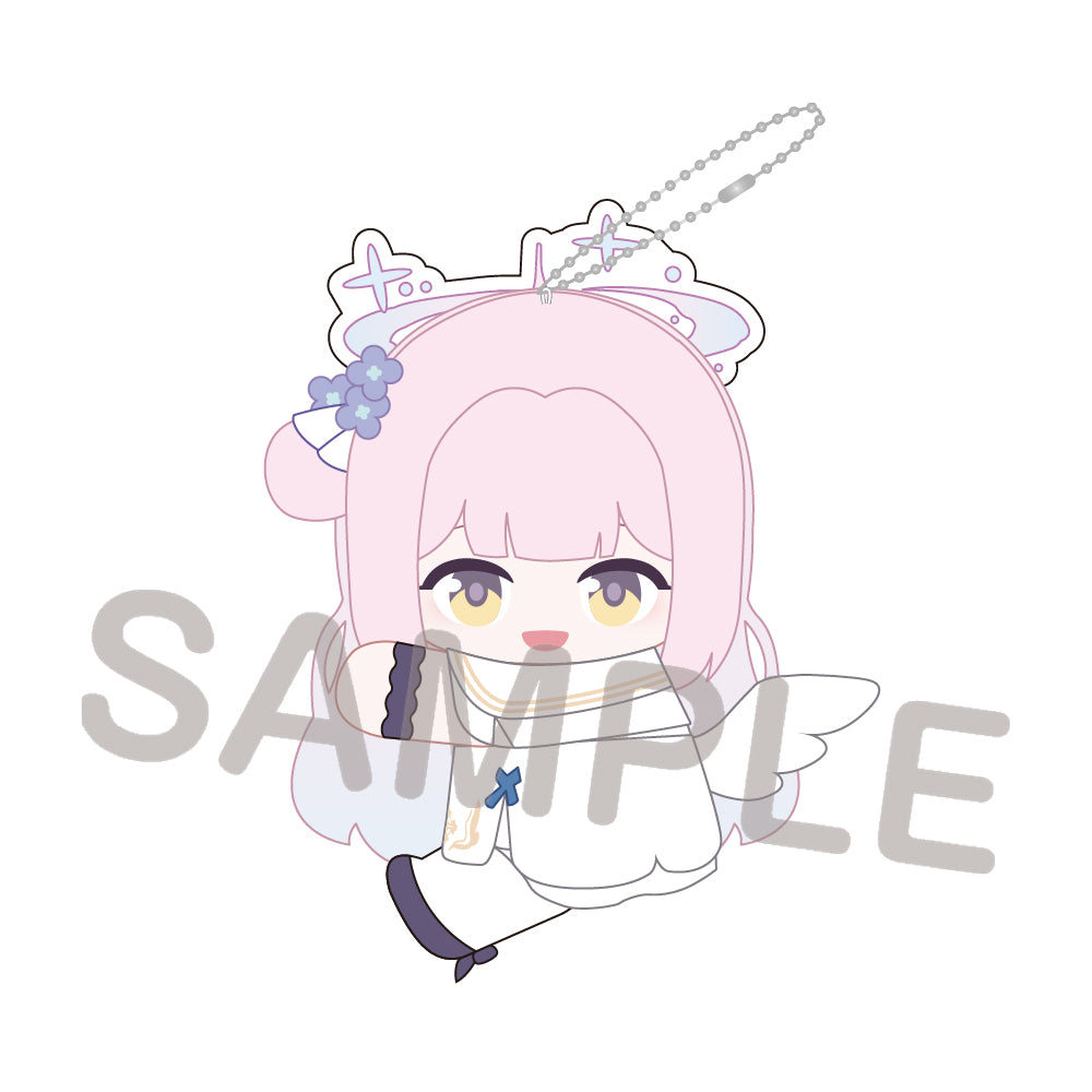 블루 아카이브 공식 정품 굿즈 일본 요스타 5주년 시리즈 클립 봉제 인형 미카 블아 블루아카