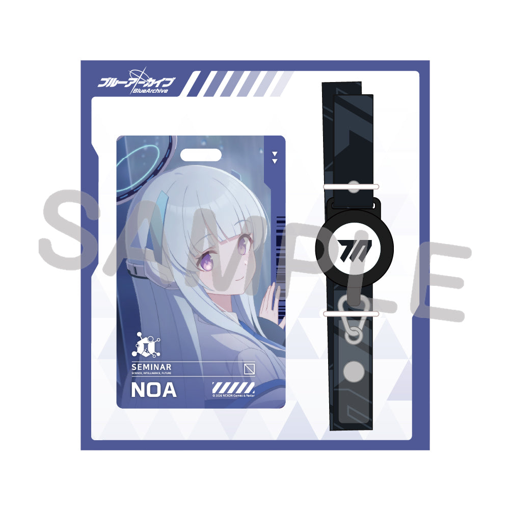 블루 아카이브 공식 정품 굿즈 일본 요스타 5주년 시리즈 릴 패스 케이스 노아 블아 블루아카