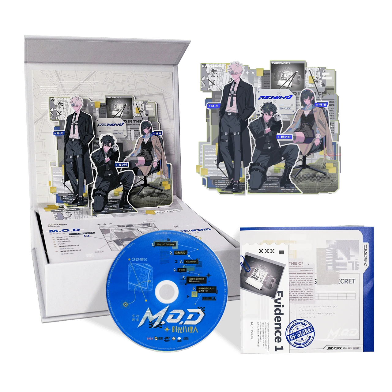 시광대리인 공식 정품 굿즈 MOD 라이브 2025 콘서트 CD 기프트 박스 「RE：WIND」ver.