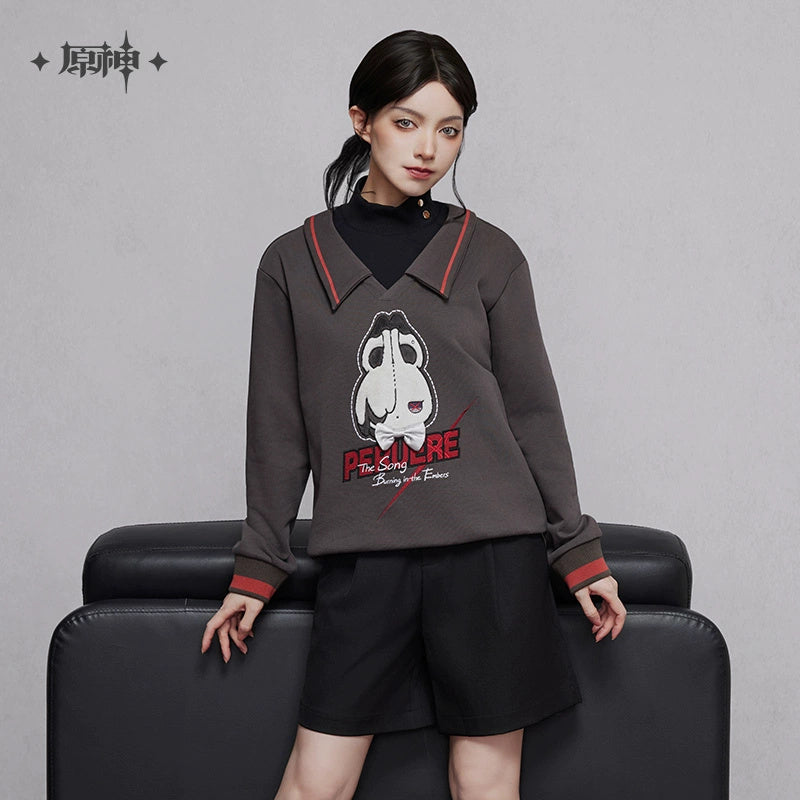 Genshin Impact: Arlecchino Impression Theme Layered Sweatshirt