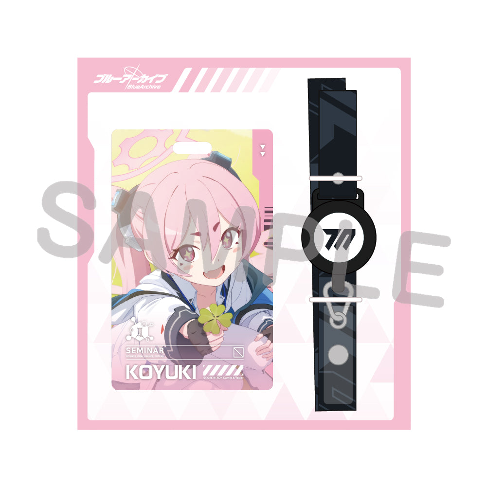 블루 아카이브 공식 정품 굿즈 일본 요스타 5주년 시리즈 릴 패스 케이스 코유키 블아 블루아카