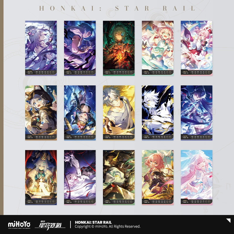 Honkai: Star Rail: Light Year Recording 2026 Desk Calendar