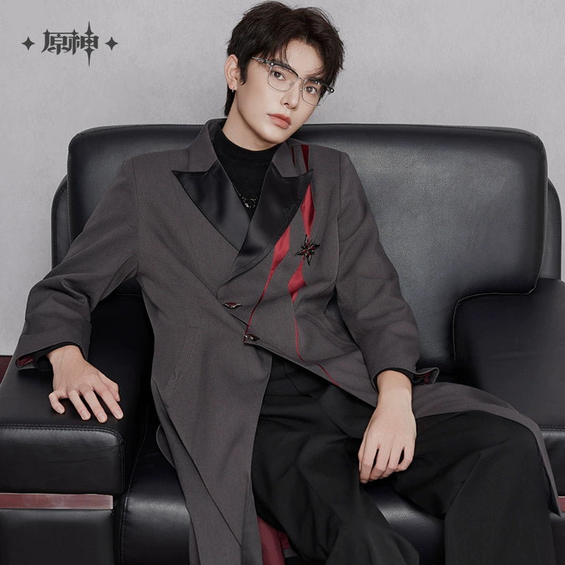 Genshin Impact: Arlecchino Impression Theme Long Casual Coat