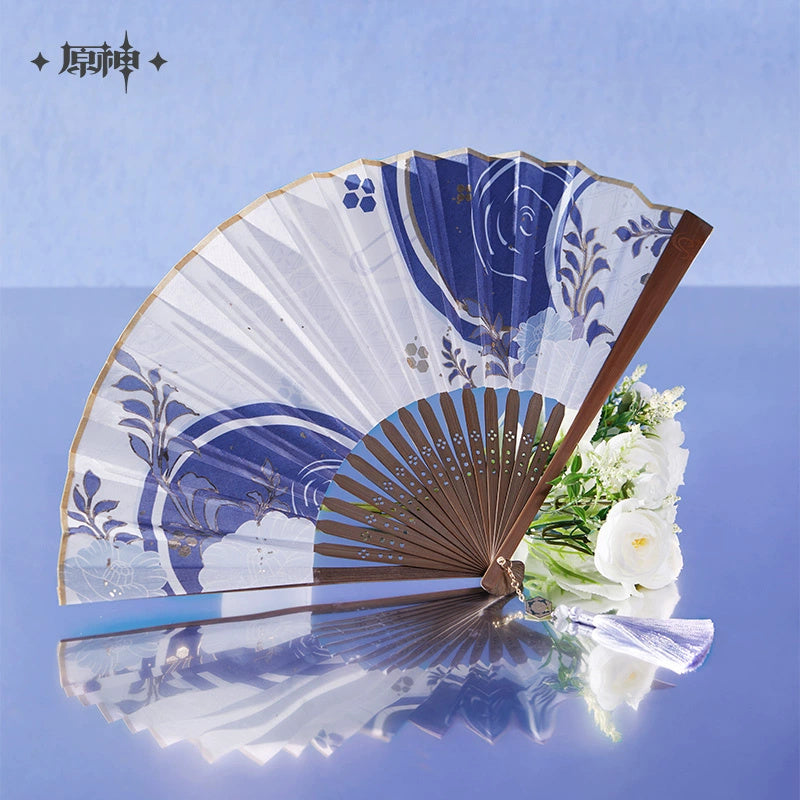 Genshin Impact: Kamisato Ayato Impression Series Gold Foil Silk Folding Fan