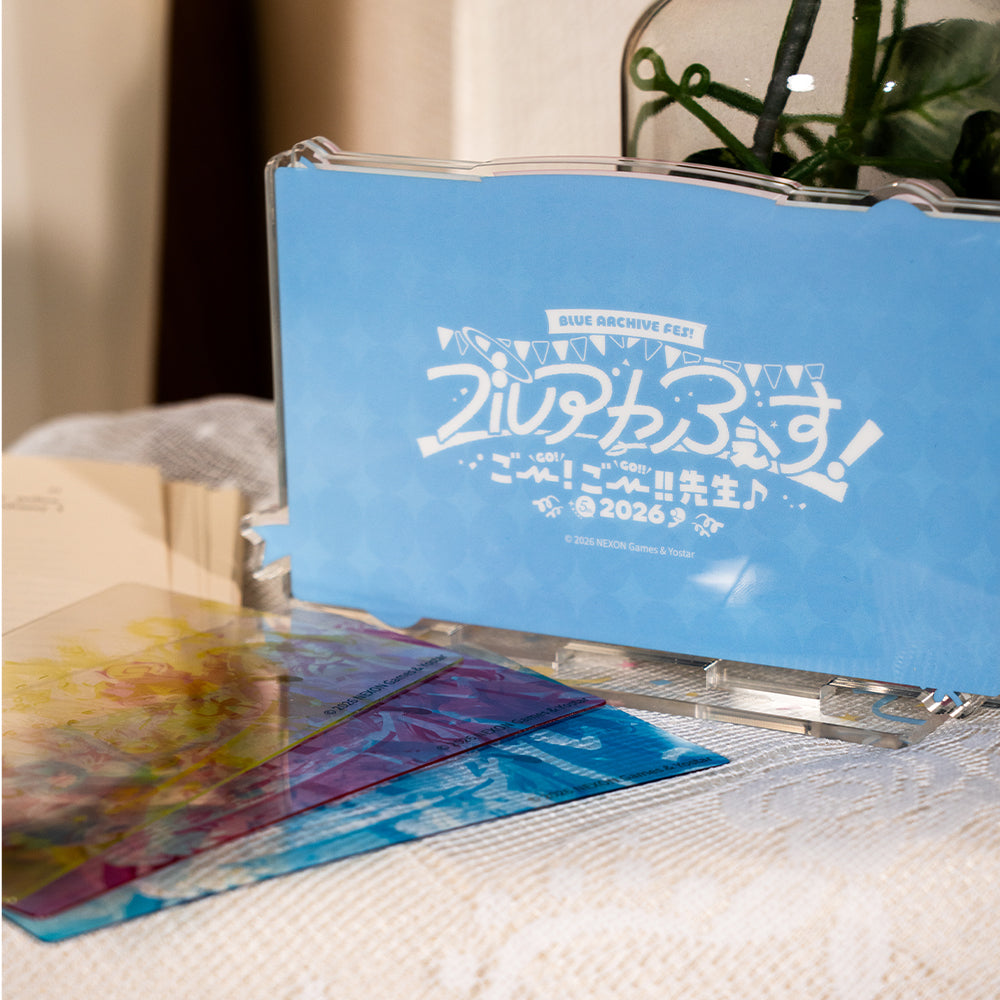 Blue Archive: Yostar 5th Anniversary Clear Card & Acrylic Stand Set