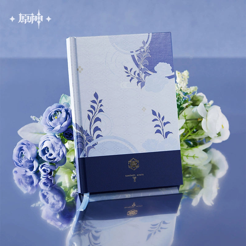 Genshin Impact: Kamisato Ayato Impression Theme Notebook & Metal Bookmark.