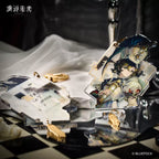 Reverse: 1999: Lucy Acrylic Keychain - Black and White 64 Squares Ver