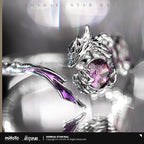 Honkai: Star Rail: Castorice Themed Impression Ring - Adjustable Open Ring