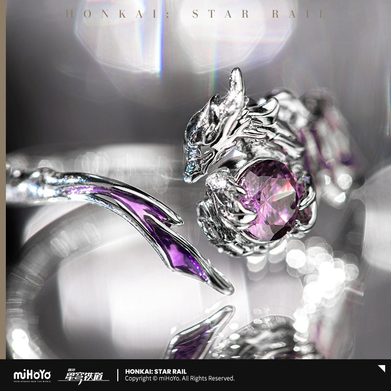 Honkai: Star Rail: Castorice Themed Impression Ring - Adjustable Open Ring