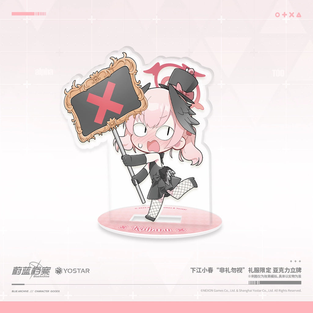 Blue Archive: Shimoe Koharu Mini Acrylic Stand - "No Peeking" Dress Ver
