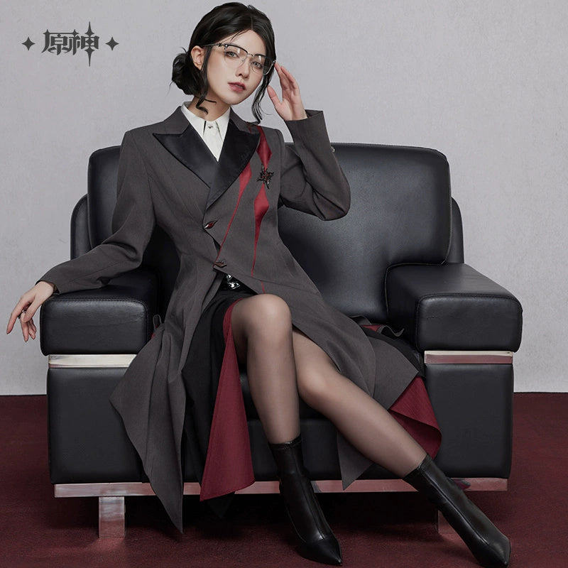 Genshin Impact: Arlecchino Impression Theme Long Casual Coat