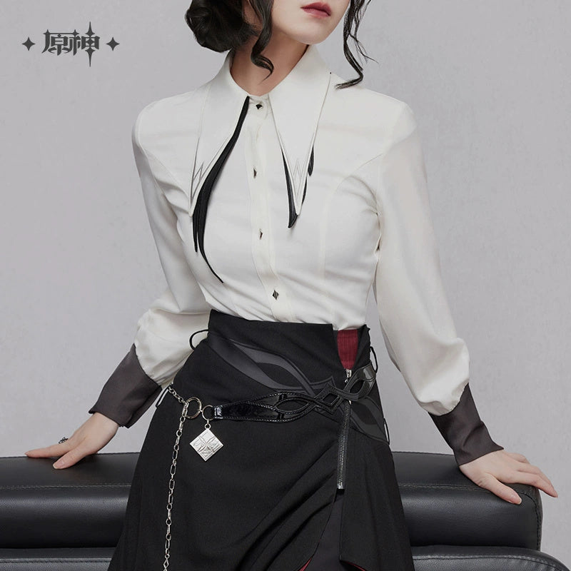Genshin Impact: Arlecchino Impression Theme Strap Waist Shirt