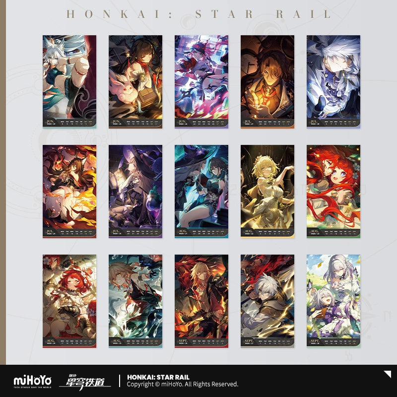 Honkai: Star Rail: Light Year Recording 2026 Desk Calendar