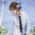 Genshin Impact: Kamisato Ayato Impression Theme Ribbon Hair Accessory & Keychain