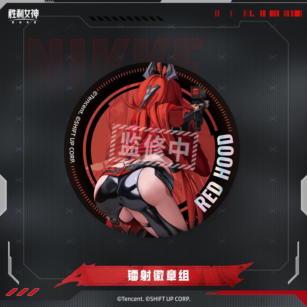 Goddess of Victory: NIKKE - Red Hood Laser Can Badge 2-Piece Set
