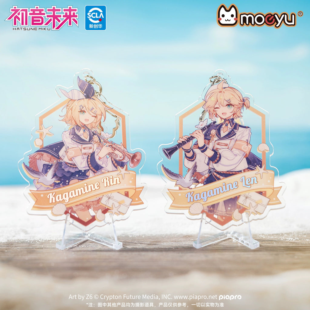 Vocaloid: Hatsune Miku & Friends Acrylic Keychain Set - Tidal Song Series
