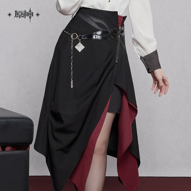 Genshin Impact: Arlecchino Impression Series - Long Unbalanced Skirt
