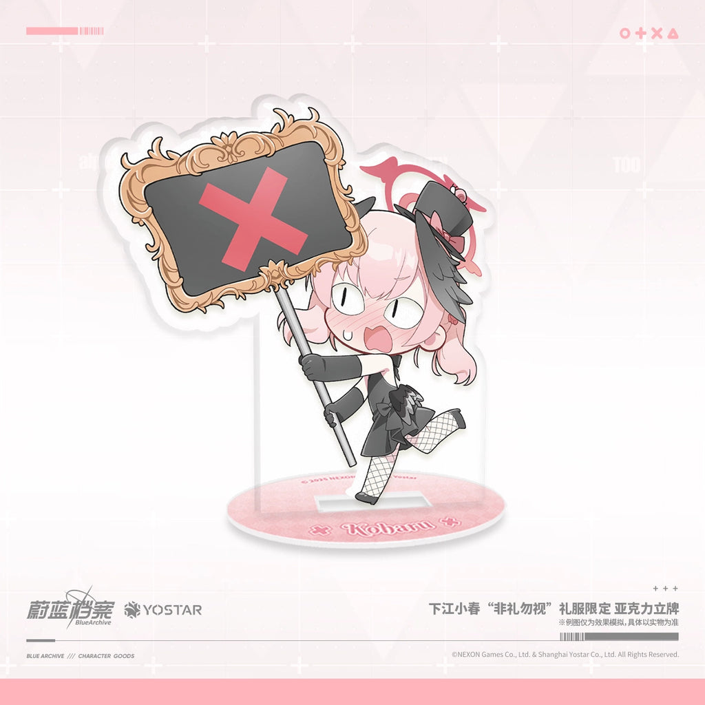 Blue Archive: Shimoe Koharu Mini Acrylic Stand - "No Peeking" Dress Ver