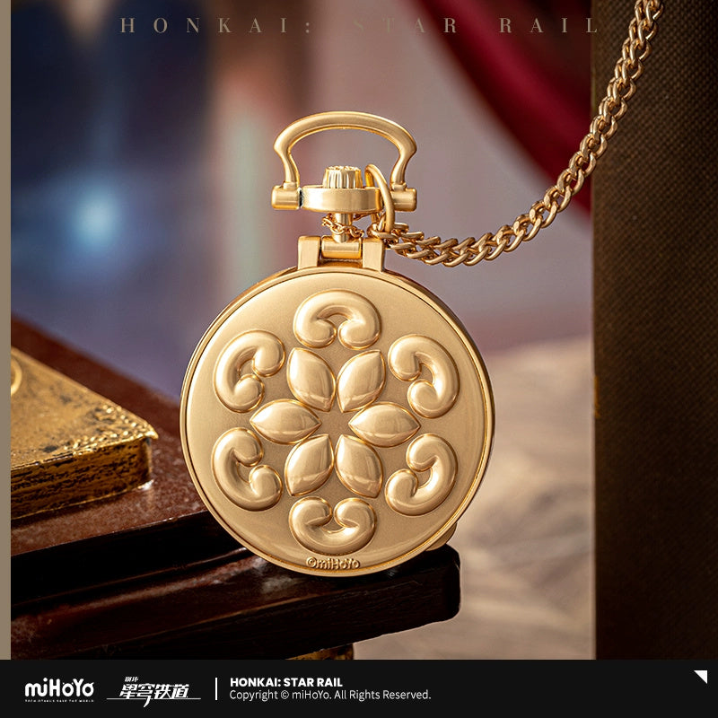 Honkai: Star Rail: Aventurine Pocket Watch Metal Keychain - All or Nothing Ver