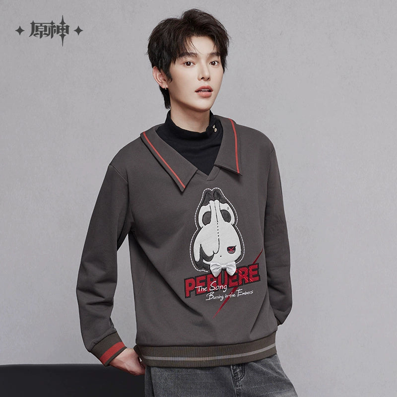 Genshin Impact: Arlecchino Impression Theme Layered Sweatshirt
