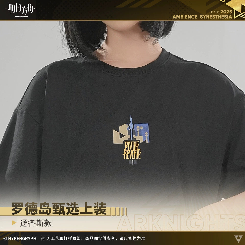Arknights: Logos T-Shirt - 2025 Ambience Synesthesia Rhodes Island Selection