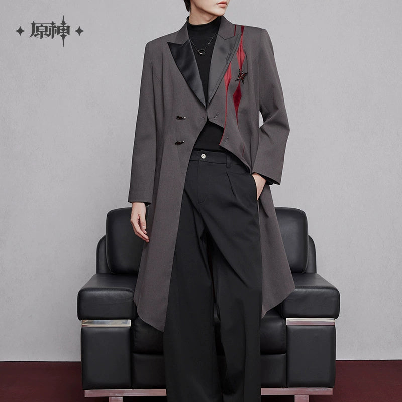 Genshin Impact: Arlecchino Impression Theme Long Casual Coat