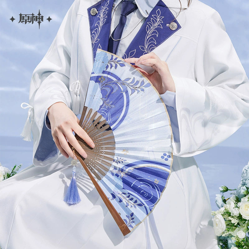 Genshin Impact: Kamisato Ayato Impression Series Gold Foil Silk Folding Fan