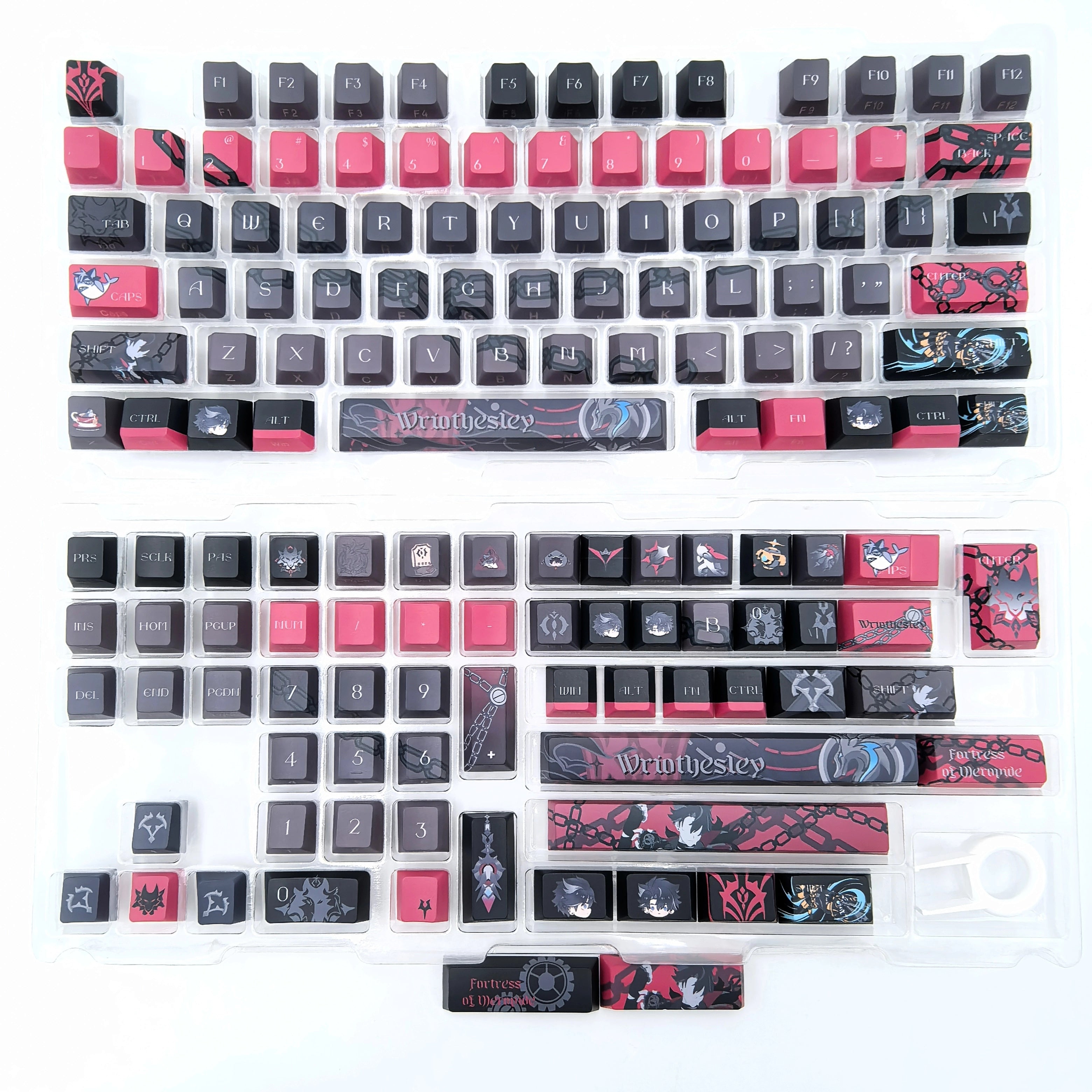 Genshin Impact: Wriothesley Keycap Set 2.0 - Fortress of Meropide Ver