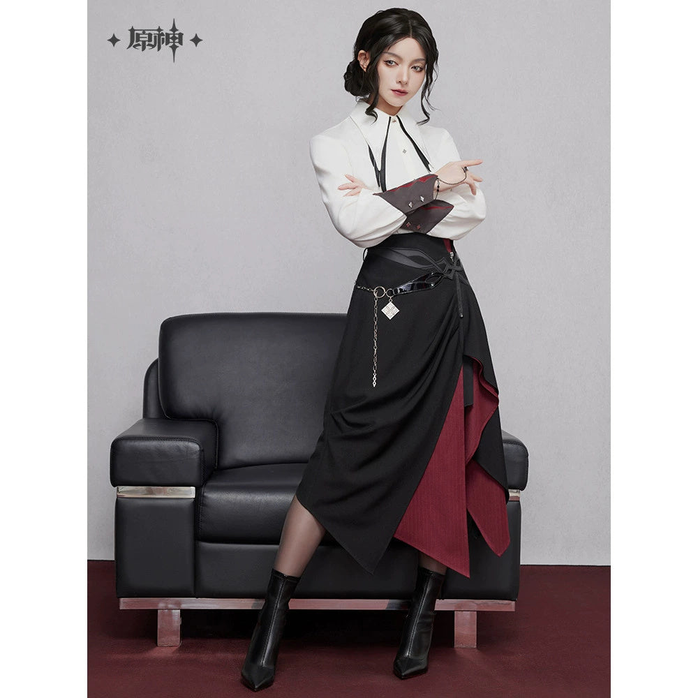 Genshin Impact: Arlecchino Impression Series - Long Unbalanced Skirt