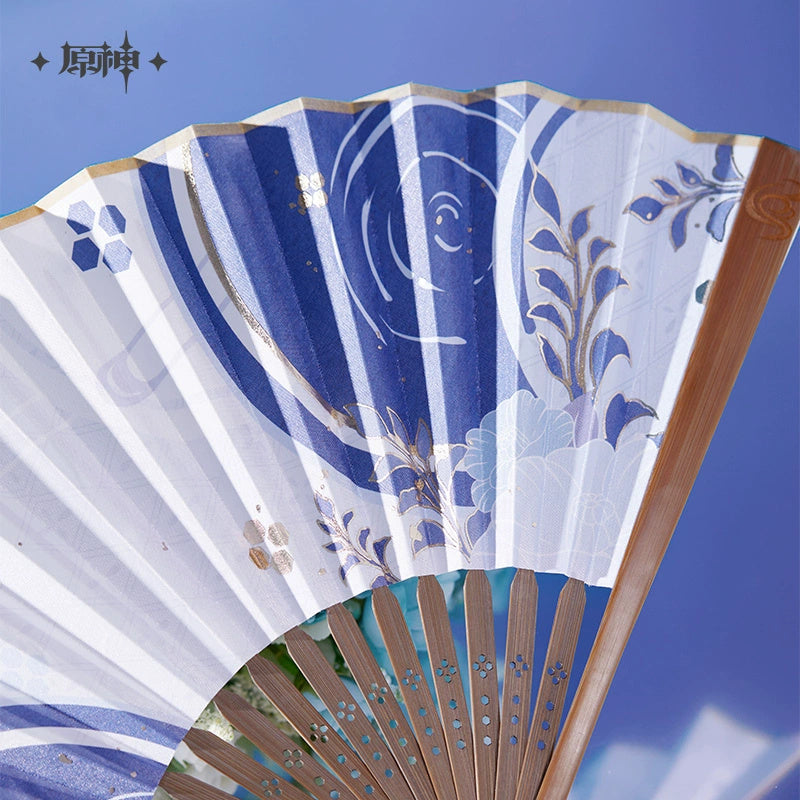 Genshin Impact: Kamisato Ayato Impression Series Gold Foil Silk Folding Fan