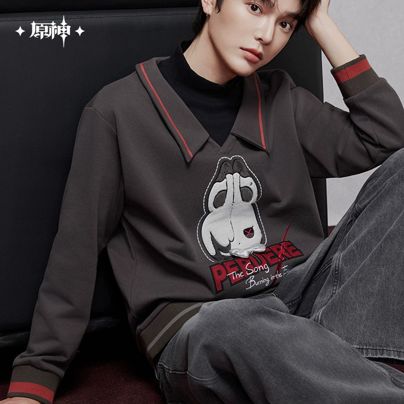Genshin Impact: Arlecchino Impression Theme Layered Sweatshirt