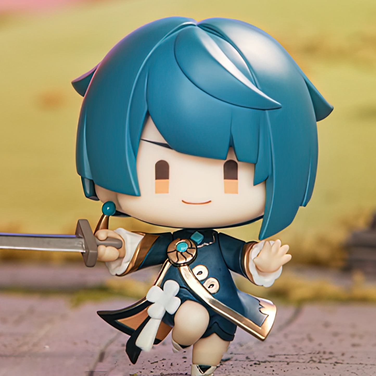 [Genshin Official] Liyue Character Battlefield Hero Collectible Figurines - Pick Your Favorite!